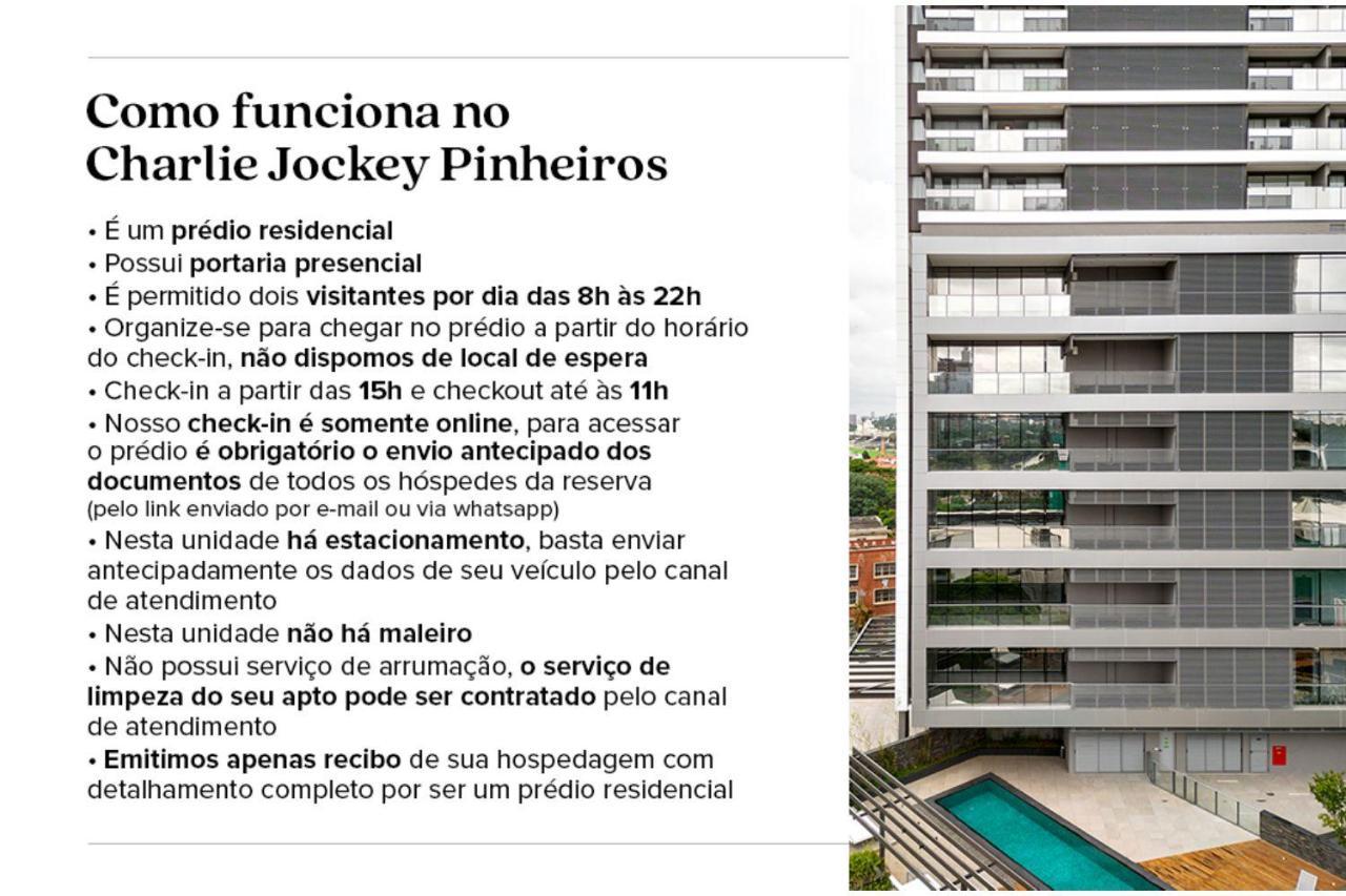 Apartamento Charlie Jockey Pinheiros São Paulo Exterior foto